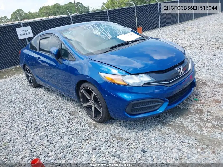 2014 Honda Civic Lx VIN: 2HGFG3B56EH516044 Lot: 42698223