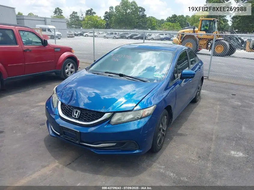 19xfb2f8xee269988 19XFB2F8XEE269988 2014 Honda Civic Ex