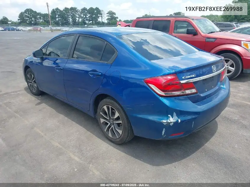 19xfb2f8xee269988 19XFB2F8XEE269988 2014 Honda Civic Ex
