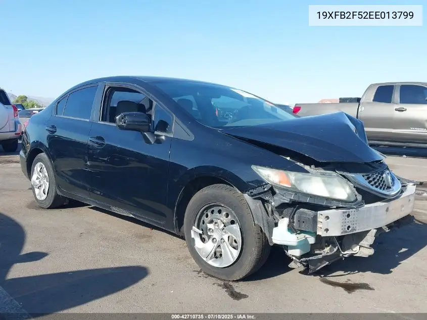 2014 Honda Civic Lx VIN: 19XFB2F52EE013799 Lot: 42710735