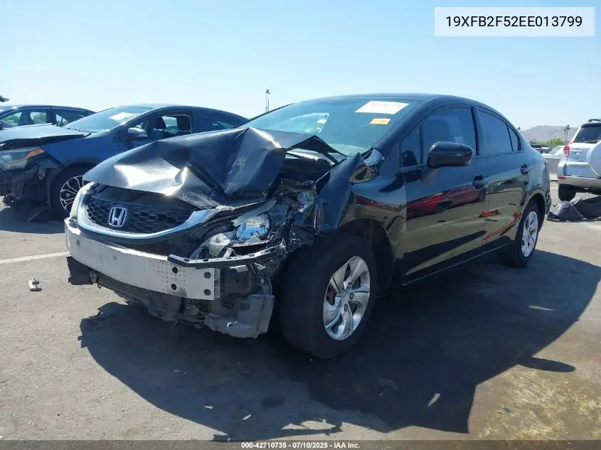 2014 Honda Civic Lx VIN: 19XFB2F52EE013799 Lot: 42710735
