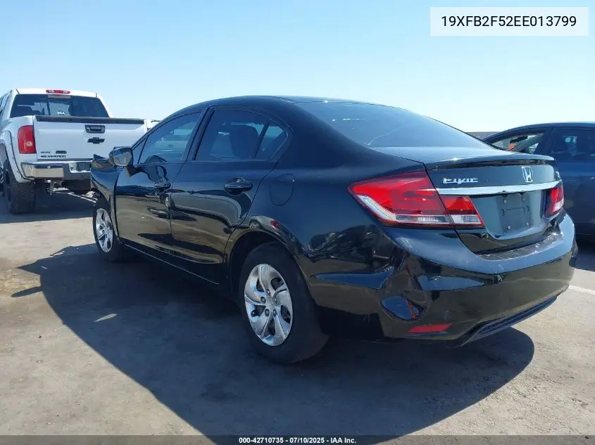 2014 Honda Civic Lx VIN: 19XFB2F52EE013799 Lot: 42710735