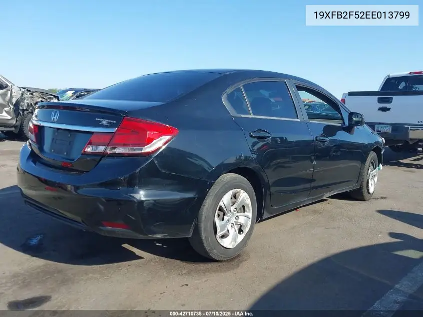 2014 Honda Civic Lx VIN: 19XFB2F52EE013799 Lot: 42710735