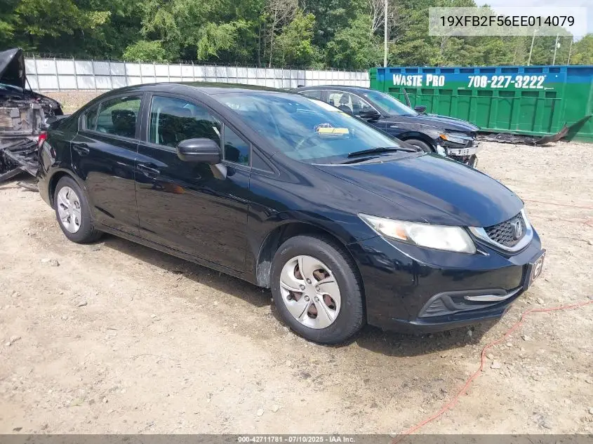2014 Honda Civic Lx VIN: 19XFB2F56EE014079 Lot: 42711781