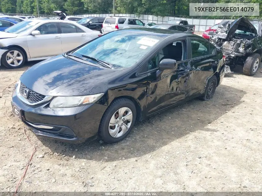 2014 Honda Civic Lx VIN: 19XFB2F56EE014079 Lot: 42711781