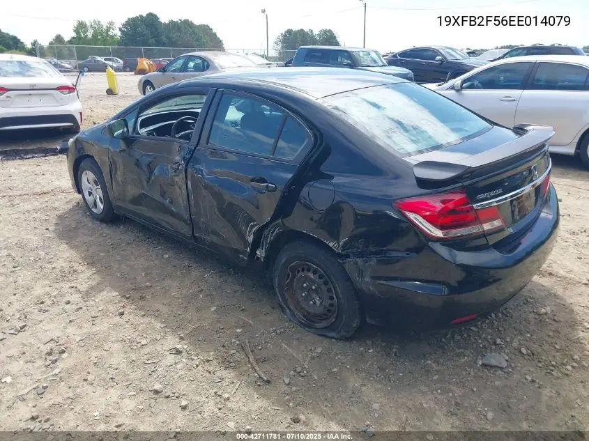 2014 Honda Civic Lx VIN: 19XFB2F56EE014079 Lot: 42711781
