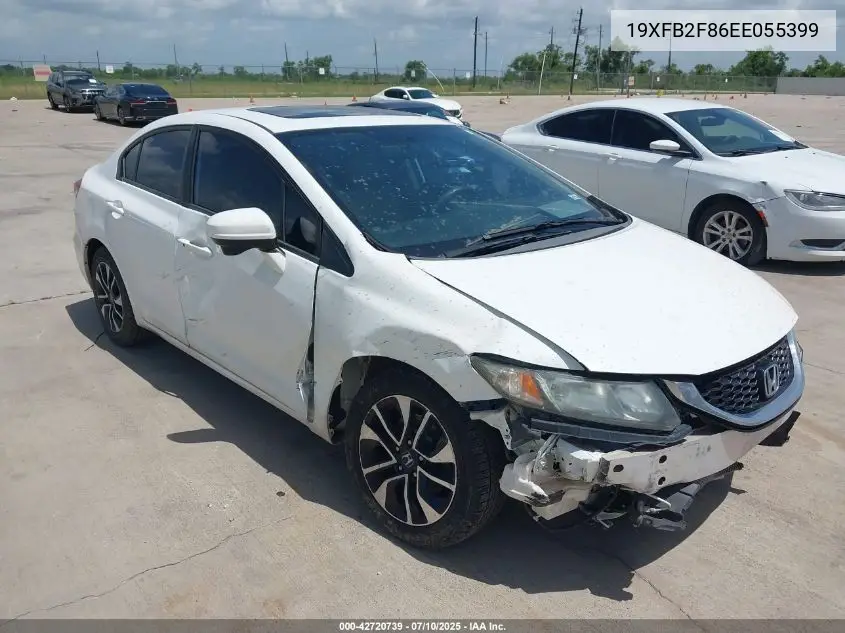 19xfb2f86ee055399 19XFB2F86EE055399 2014 Honda Civic Ex