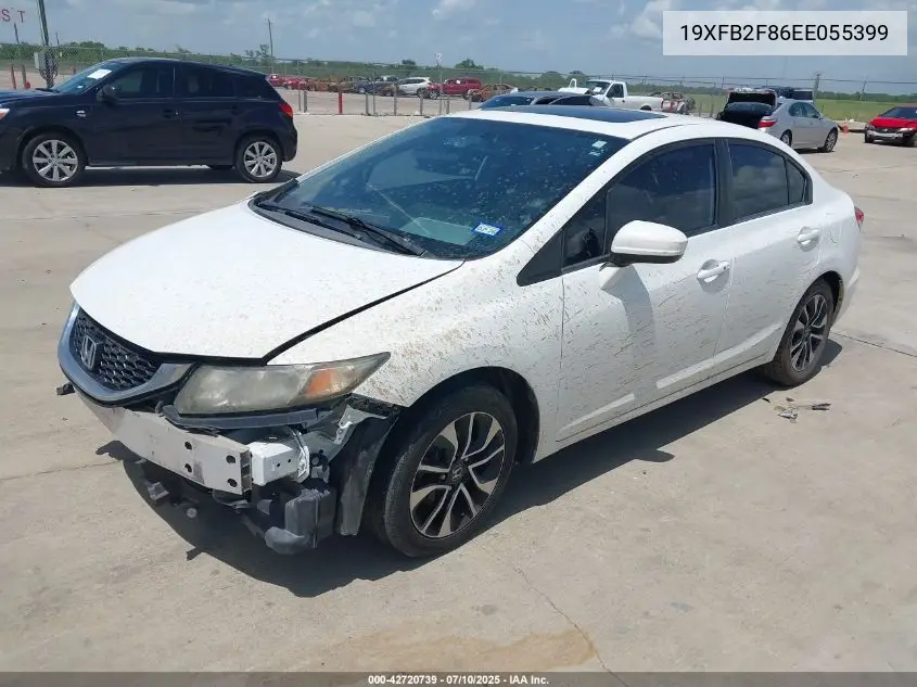 19xfb2f86ee055399 19XFB2F86EE055399 2014 Honda Civic Ex