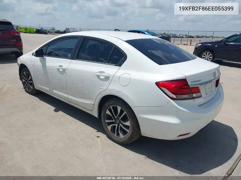 19xfb2f86ee055399 19XFB2F86EE055399 2014 Honda Civic Ex