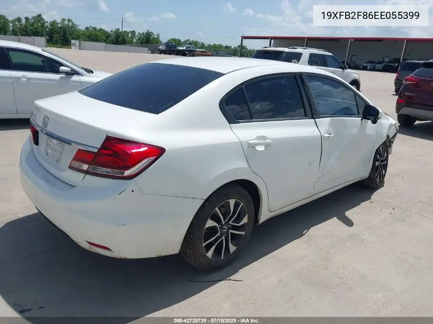 19xfb2f86ee055399 19XFB2F86EE055399 2014 Honda Civic Ex
