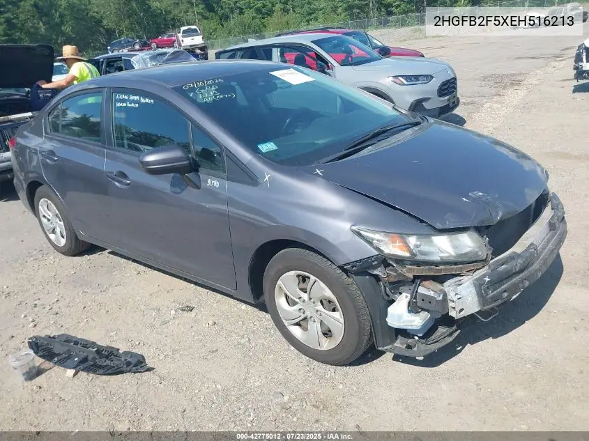 2014 Honda Civic Lx VIN: 2HGFB2F5XEH516213 Lot: 42775012