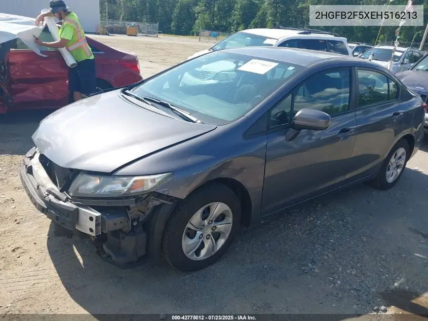 2014 Honda Civic Lx VIN: 2HGFB2F5XEH516213 Lot: 42775012