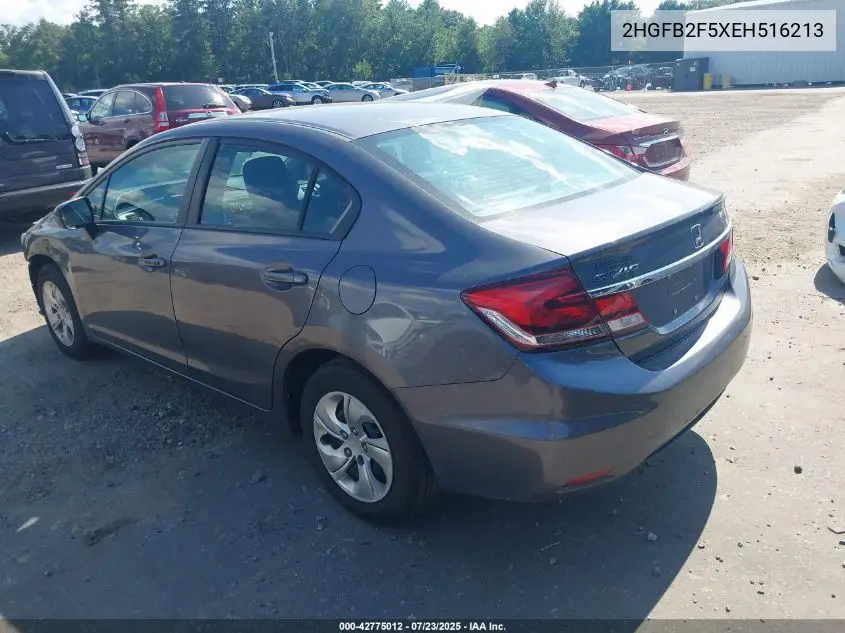 2014 Honda Civic Lx VIN: 2HGFB2F5XEH516213 Lot: 42775012