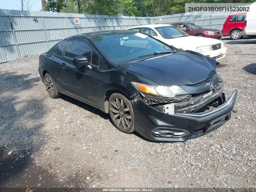 2015 Honda Civic Ex-L VIN: 2HGFG3B08FH523082 Lot: 42602104