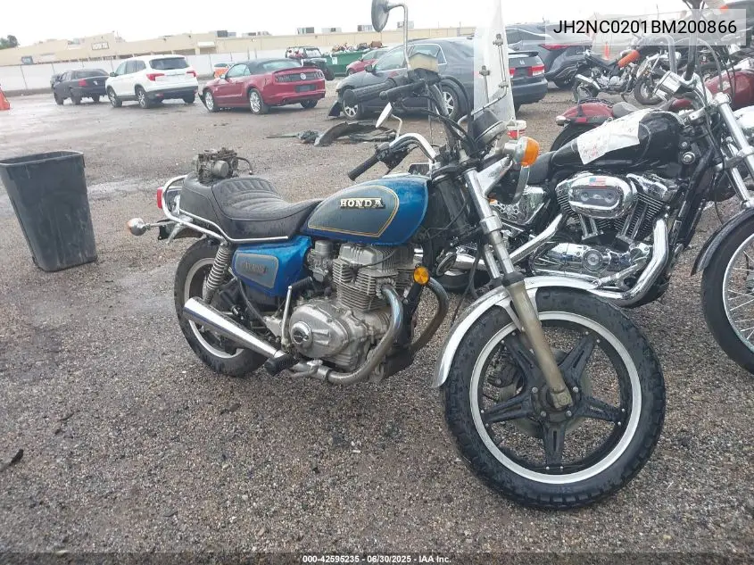 1981 Honda Cm400 A VIN: JH2NC0201BM200866 Lot: 42595235