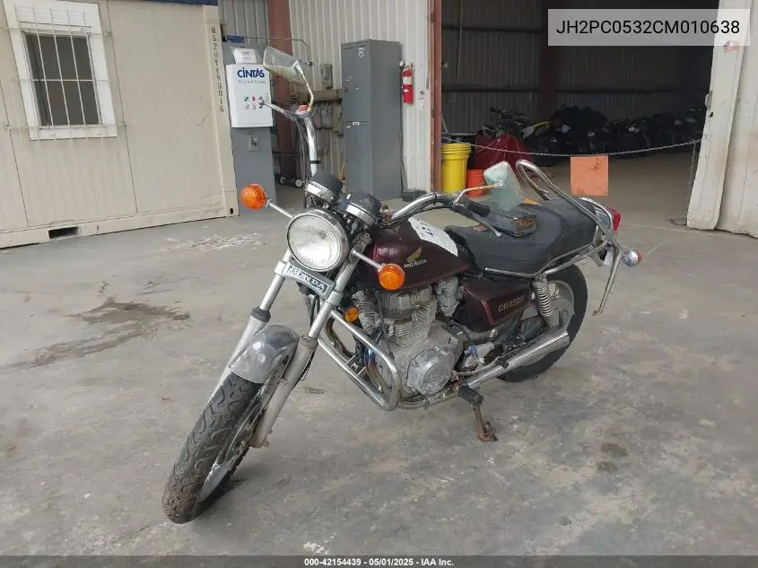 1982 Honda Cm450 E VIN: JH2PC0532CM010638 Lot: 42154439