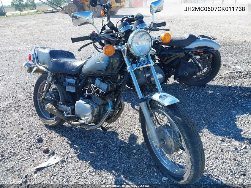 1982 Honda Cm250 C VIN: JH2MC0607CK011738 Lot: 42180452