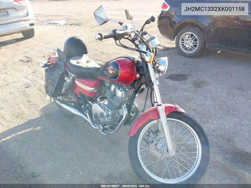 1999 Honda Cmx250 C2 VIN: JH2MC1332XK001158 Lot: 42166887
