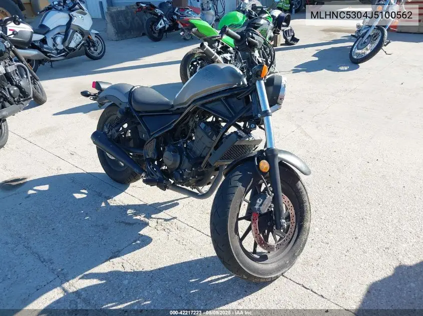 2018 Honda Cmx300 VIN: MLHNC5304J5100562 Lot: 42217223