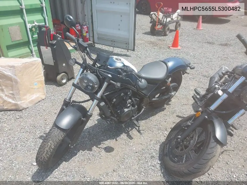 2020 Honda Cmx500 A VIN: MLHPC5655L5300482 Lot: 42611332