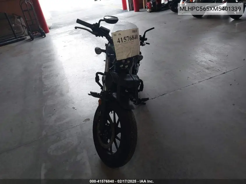 2021 Honda Cmx500 A VIN: MLHPC565XM5401339 Lot: 41576840