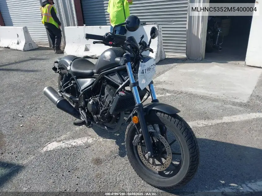 2021 Honda Cmx300 A VIN: MLHNC5352M5400004 Lot: 41967298