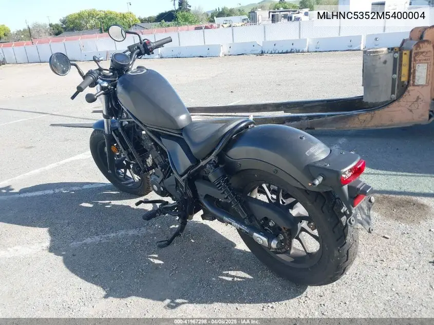2021 Honda Cmx300 A VIN: MLHNC5352M5400004 Lot: 41967298