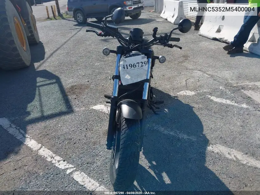 2021 Honda Cmx300 A VIN: MLHNC5352M5400004 Lot: 41967298
