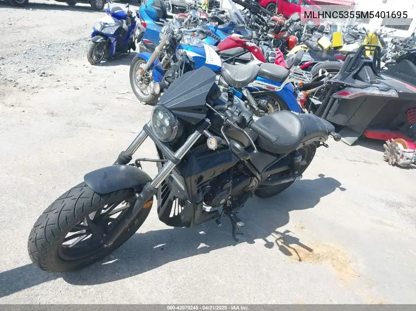 2021 Honda Cmx300 A VIN: MLHNC5355M5401695 Lot: 42070245