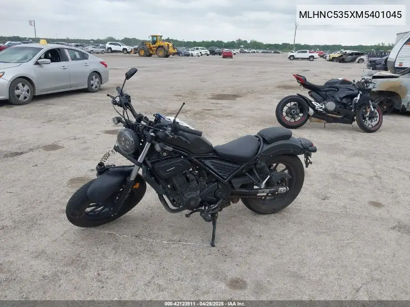 2021 Honda Cmx300 A VIN: MLHNC535XM5401045 Lot: 42123911
