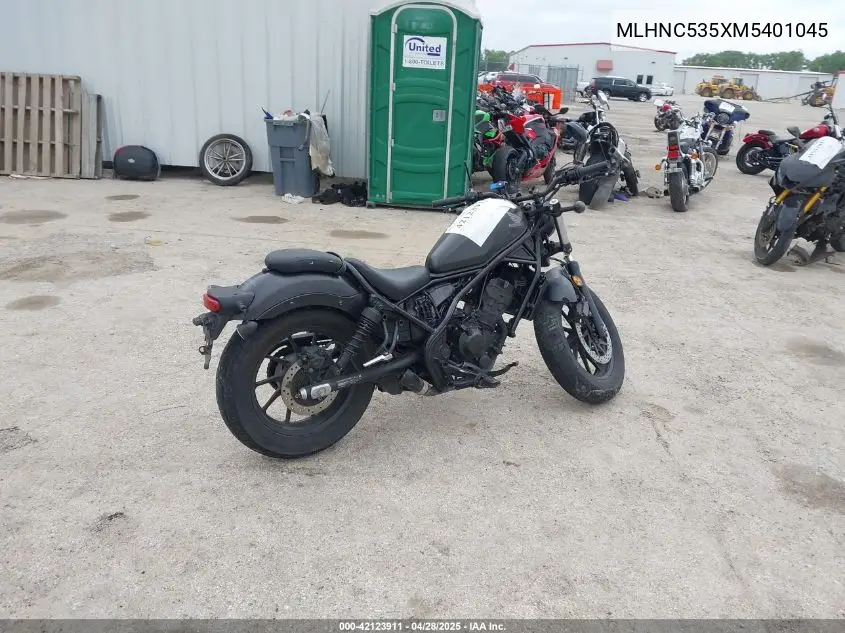 2021 Honda Cmx300 A VIN: MLHNC535XM5401045 Lot: 42123911