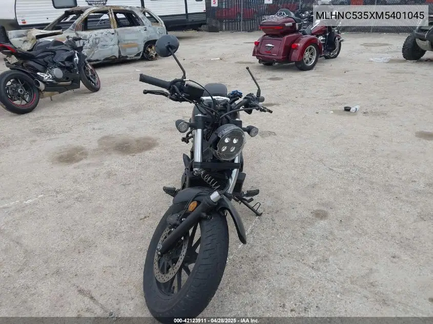 2021 Honda Cmx300 A VIN: MLHNC535XM5401045 Lot: 42123911
