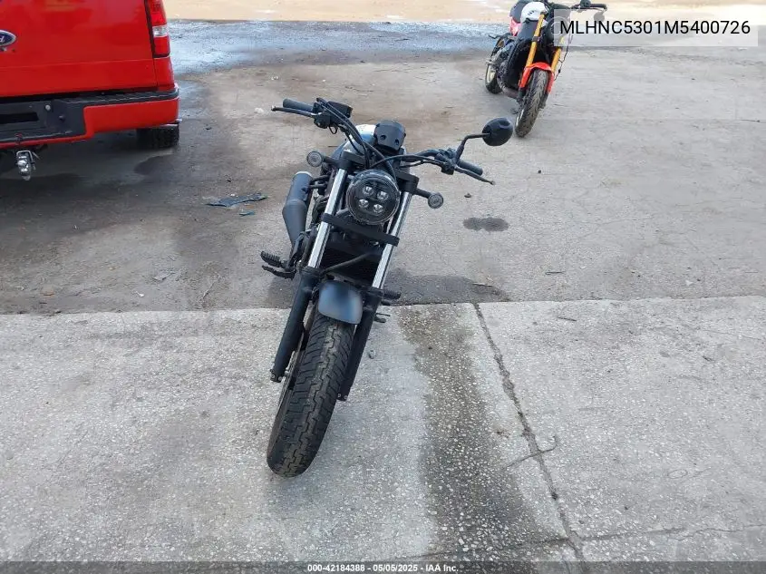 2021 Honda Cmx300 VIN: MLHNC5301M5400726 Lot: 42184388