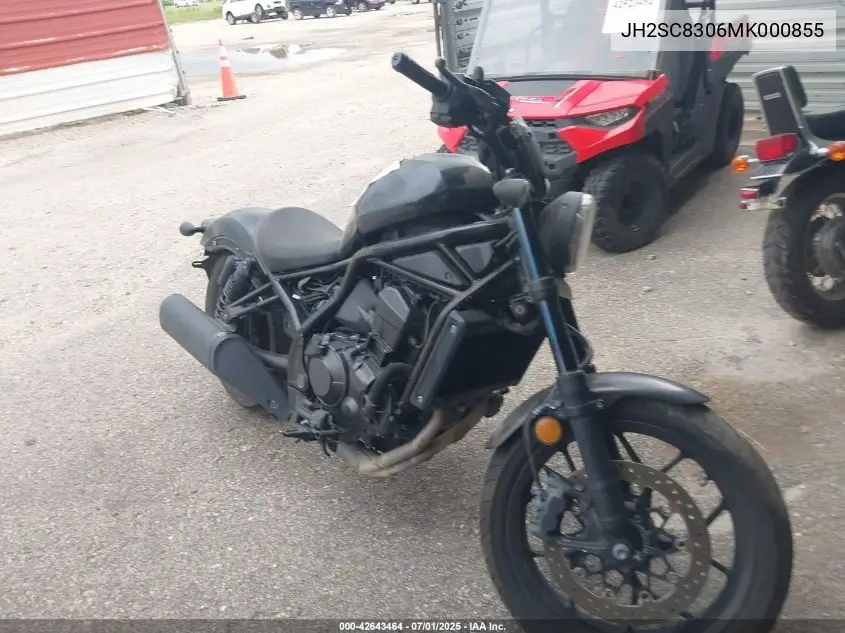 2021 Honda Cmx1100 A VIN: JH2SC8306MK000855 Lot: 42643464