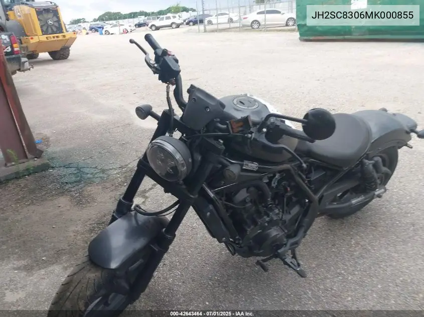 2021 Honda Cmx1100 A VIN: JH2SC8306MK000855 Lot: 42643464