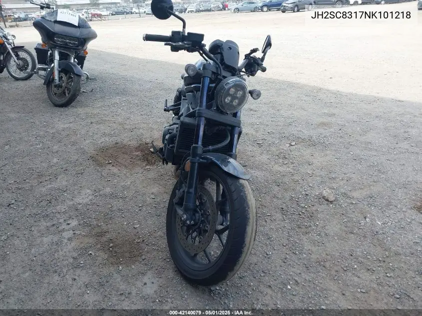 2022 Honda Cmx1100 D VIN: JH2SC8317NK101218 Lot: 42140079