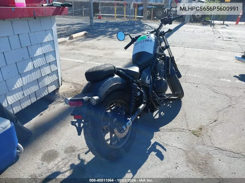 2023 Honda Cmx500 A VIN: MLHPC5656P5600991 Lot: 40511064