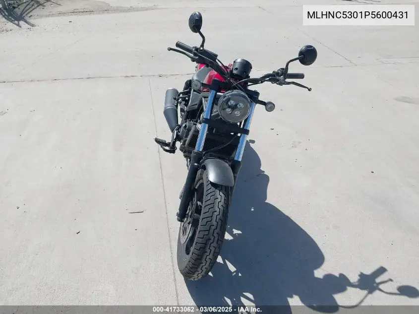 2023 Honda Cmx300 VIN: MLHNC5301P5600431 Lot: 41733062