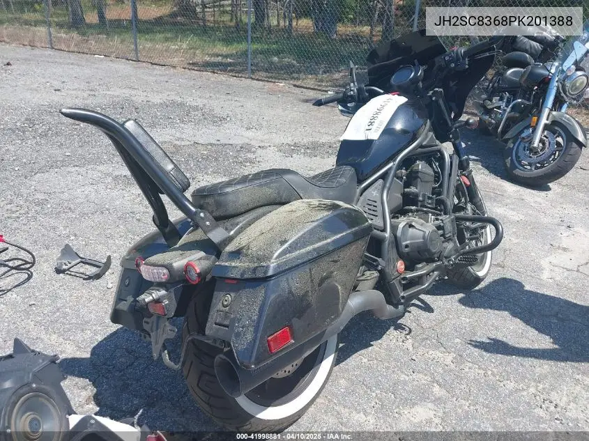 2023 Honda Cmx1100 T VIN: JH2SC8368PK201388 Lot: 41998881