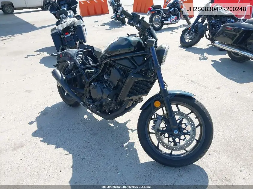 2023 Honda Cmx1100 A VIN: JH2SC8304PK200248 Lot: 42026062