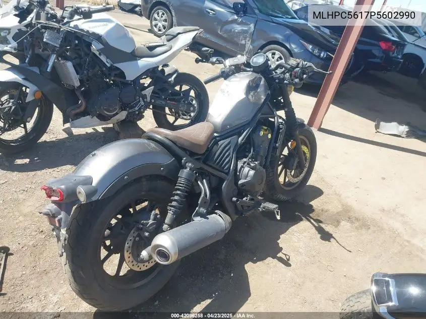 2023 Honda Cmx500 VIN: MLHPC5617P5602990 Lot: 42096258