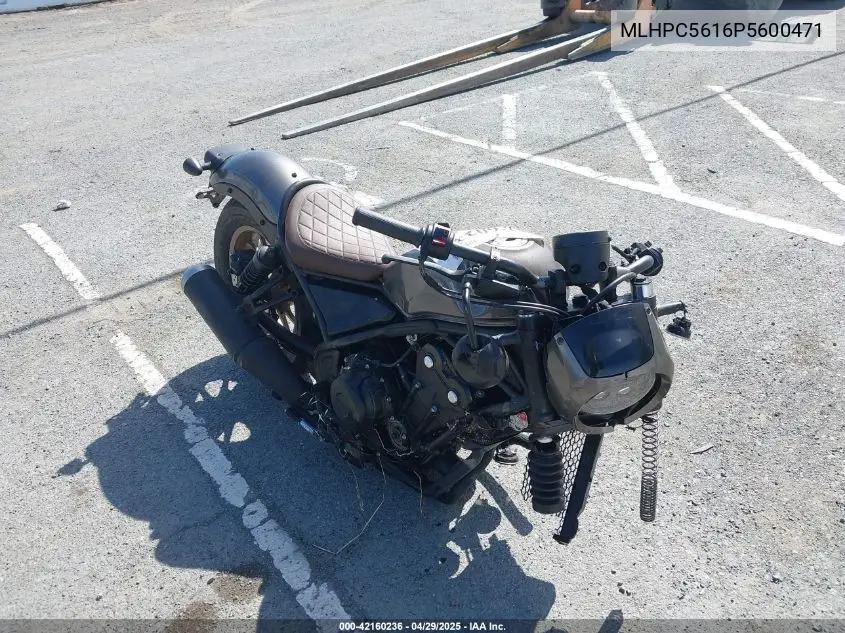 2023 Honda Cmx500 VIN: MLHPC5616P5600471 Lot: 42160236