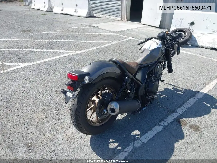 2023 Honda Cmx500 VIN: MLHPC5616P5600471 Lot: 42160236