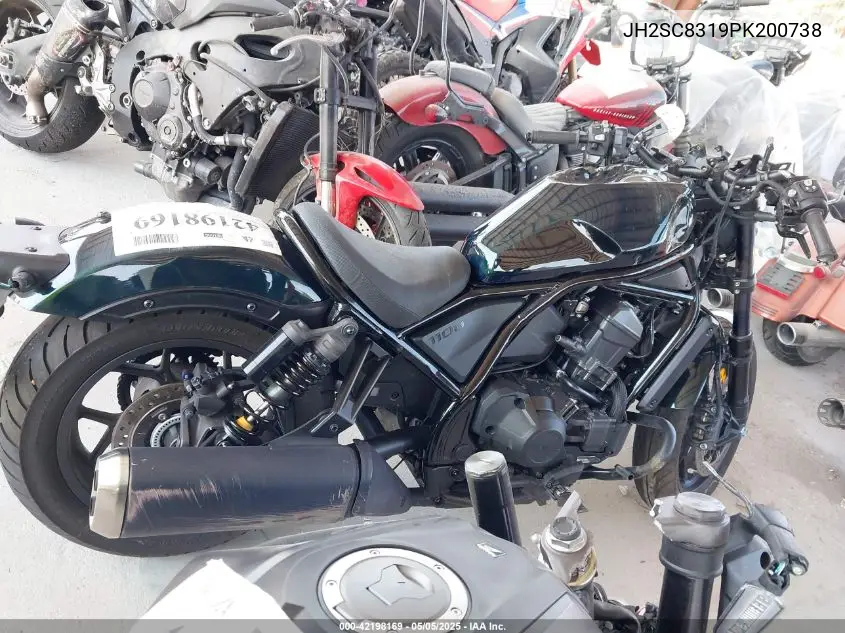 2023 Honda Cmx1100 D VIN: JH2SC8319PK200738 Lot: 42198169