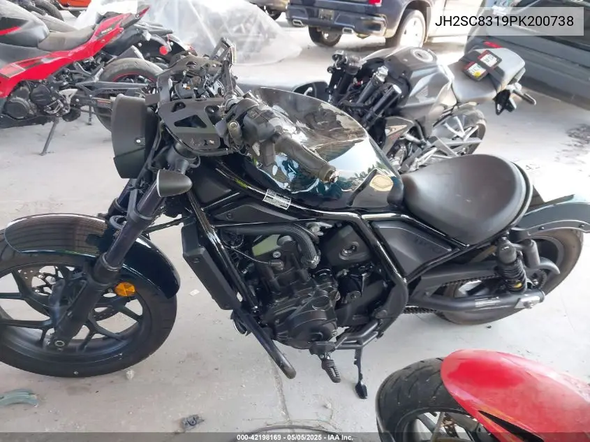 2023 Honda Cmx1100 D VIN: JH2SC8319PK200738 Lot: 42198169