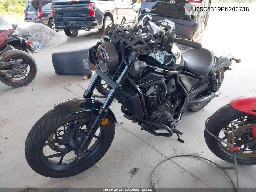 2023 Honda Cmx1100 D VIN: JH2SC8319PK200738 Lot: 42198169