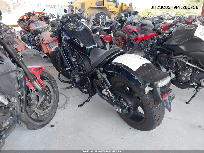 2023 Honda Cmx1100 D VIN: JH2SC8319PK200738 Lot: 42198169