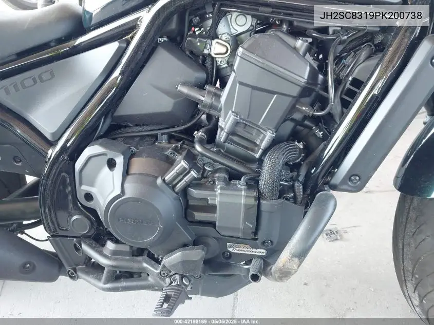 2023 Honda Cmx1100 D VIN: JH2SC8319PK200738 Lot: 42198169