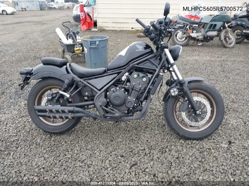 2024 Honda Cmx500 VIN: MLHPC5605R5700572 Lot: 41713304