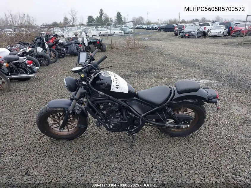 2024 Honda Cmx500 VIN: MLHPC5605R5700572 Lot: 41713304